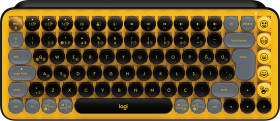 Logitech POP Keys Wireless Mechanical Keyboard, Blast, TTC BROWN, Logi Bolt, USB/Bluetooth, ES