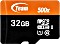 TeamGroup 500x Orange R100/W20 microSDHC 32GB Kit, UHS-I U1, Class 10 (TUSDH32GUHS03)