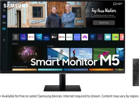 Samsung Smart Monitor M5 M50B schwarz, 27"