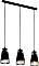 Eglo Austell lampa wisząca 3-palnikowy czarny/złoty (49448)