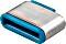 Lindy USB-C/Thunderbolt 3 zamek uzupe&#322;nienie, niebieski, 10 sztuk (40466)