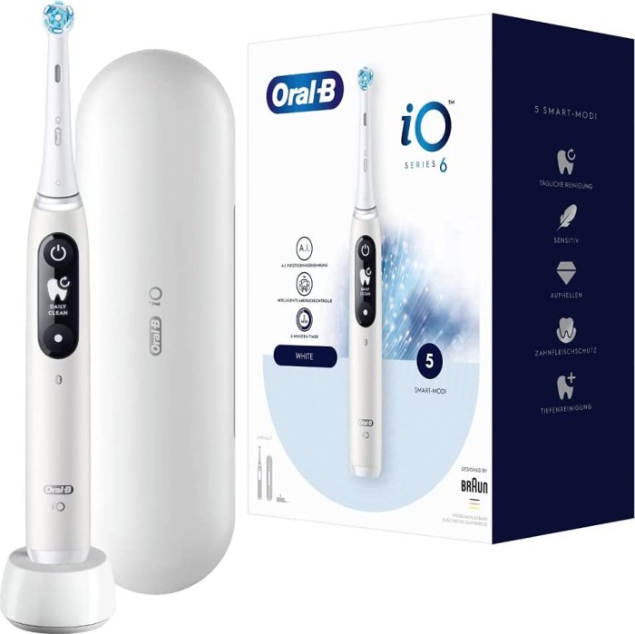 Oral-B Elektrische Zahnbürste iO6 Weiss