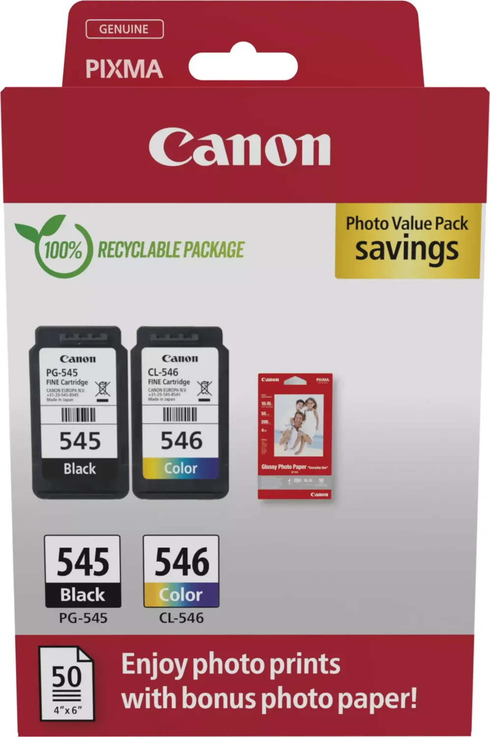 Canon Tinte 36,82 Preisvergleich Geizhals € schwarz/farbig Foto-Valuepack ab Deutschland (2024) | PG-545/CL-546