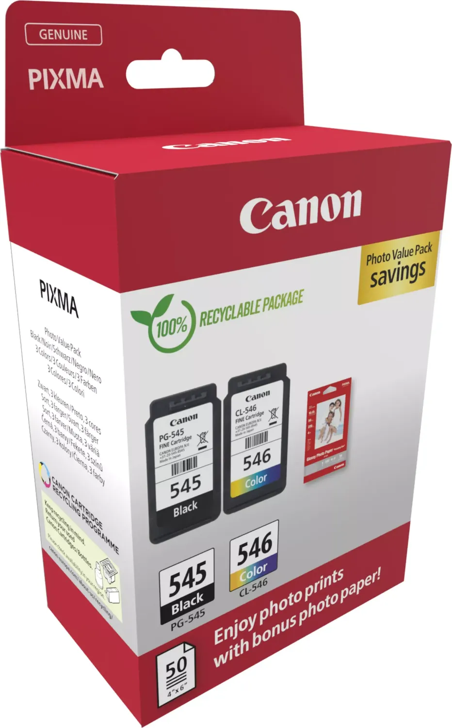 Canon Tinte PG-545/CL-546 schwarz/farbig Foto-Valuepack ab € 36,82 (2024) |  Preisvergleich Geizhals Deutschland