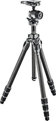 Trépied Gitzo Mountaineer GK2542-F3W – Carbone 4 Sections, Tête Fluide 3 Voies, Neuf