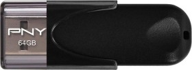 PNY Attaché 4 schwarz 64GB, USB-A 2.0 (FD64GATT4-EF)
