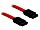 DeLOCK SATA przewód czerwony 0.5m, prosty/prosty (84208)