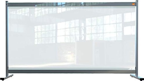 Nobo Premium Plus biurko-ścianka działowa wyłącz durchsichtiger folia, 147x86cm