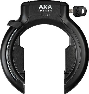AXA Imenso L Retractable zamek na ramę, klucz czarny