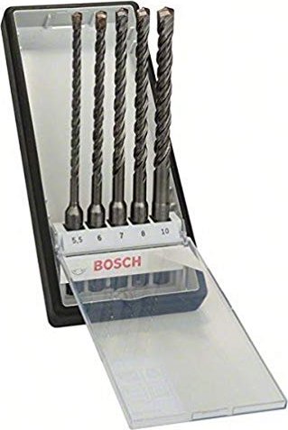 Bosch Professional wytrzymały Line SDS-plus-5 wiertła do młotów zestaw, 5-częściowy