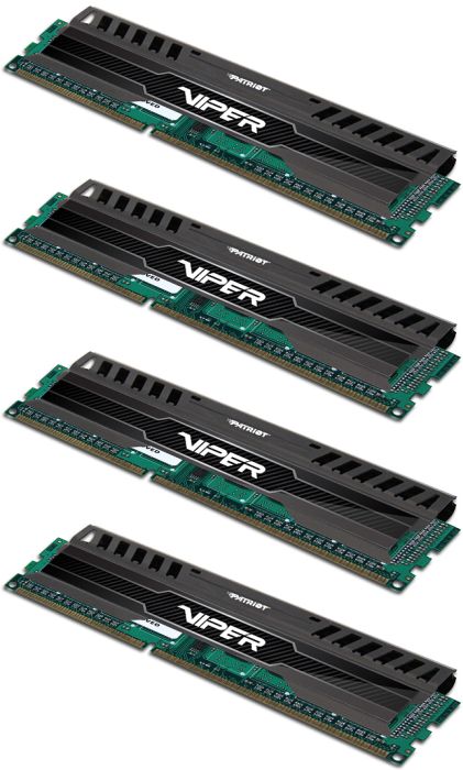 Patriot Viper 3 czarny DIMM Kit 32GB, DDR3-1600, CL9-9-9-24