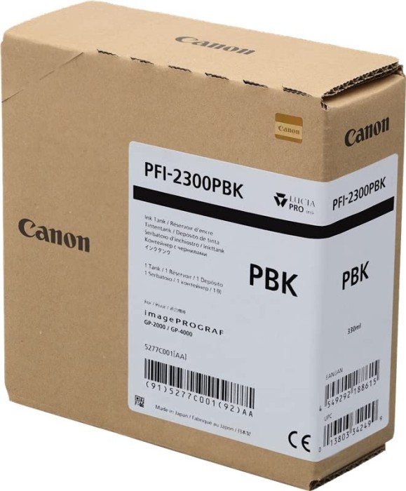 Canon tusz PFI-2300PBK czarny foto