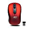 Act Wireless Mouse 1600dpi czerwony, USB (AC5135)