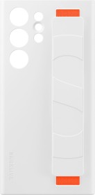 Samsung Silicone Grip Case für Galaxy S23 Ultra weiß