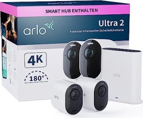 Arlo Ultra 2 Kit weiß, 2 Kameras, Set