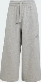 adidas All SZN Rib Wide Leg Hose 7/8 medium grey heather (Damen)
