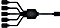 Cooler Master 3-Pin ARGB 1-to-5 Splitter Kabel 58cm, schwarz, 5-fach Vorschaubild