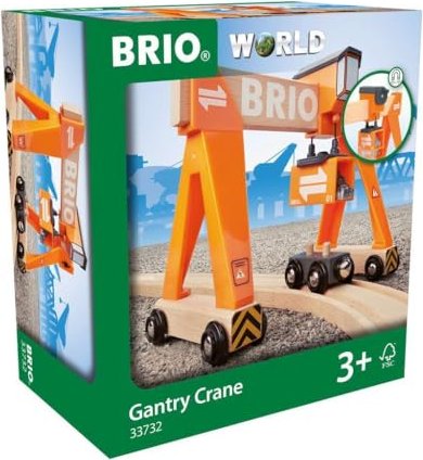 Spielfahrzeug BRIO World World Container-Verladekran 