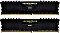 Corsair Vengeance LPX czarny DIMM Kit 16GB, DDR4-2666, CL16-18-18-35 (CMK16GX4M2Z2666C16)