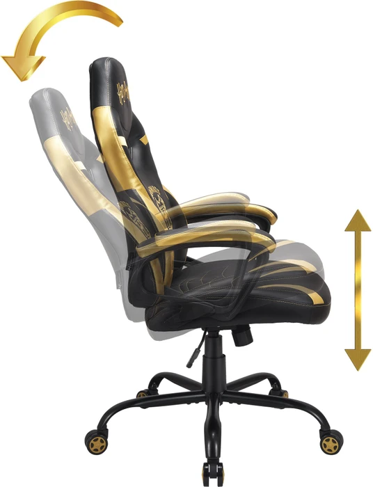 SUBSONIC Harry Potter Gaming-Stuhl – Offizielle Lizenz, Ergonomisch, Höhenverstellbar, Bis 120 Kg