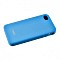 Logic3 Silicone Case do iPhone 4/4S niebieski (IPP220B)