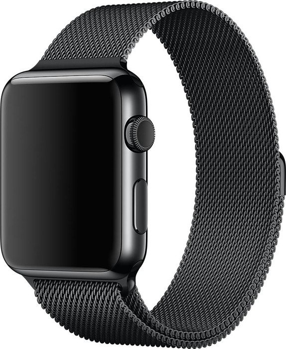 Apple Milanaise-Armband für Apple Watch 42mm schwarz