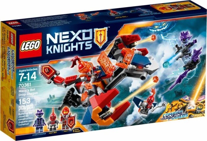 Macys Robo-Abwurfdrache LEGO Nexo Knights Sammelkarten Serie 2-143 