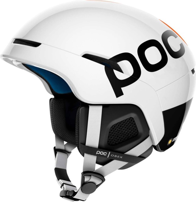 POC Obex BC SPIN Helm hydrogen white/fluorescent orange avip