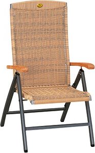 Best Freizeitmöbel Romantica krzesło składane antracyt-natur