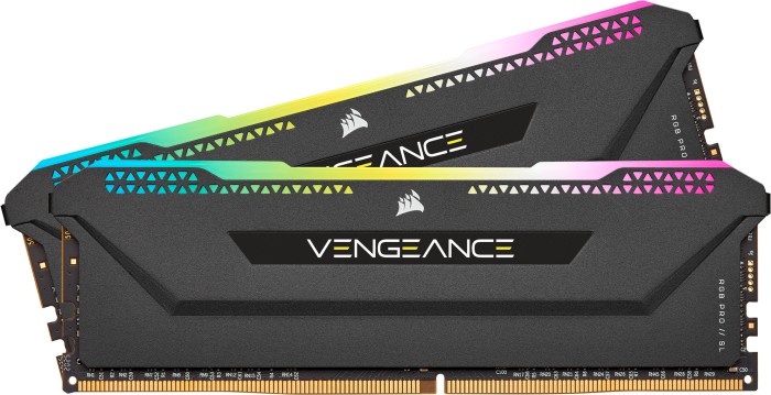 Corsair Vengeance RGB PRO SL schwarz DIMM Kit 32GB, DDR4-3600, CL18-22-22-42