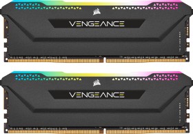 Corsair Vengeance RGB PRO SL schwarz DIMM Kit 32GB, DDR4-3600, CL18-22-22-42 (CMH32GX4M2Z3600C18)