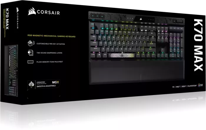Corsair Gaming K70 MAX RGB Magnetic-Mechanical, Corsair MGX, USB, DE ab €  191,34 (2024) | Preisvergleich Geizhals Deutschland