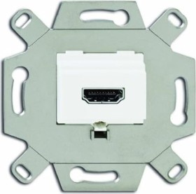 Busch-Jaeger HDMI-Anschlussdose mit Schraubklemmen alpinweiß