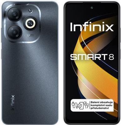 Infinix Smart 8 3/64GB Timber Black 90Hz