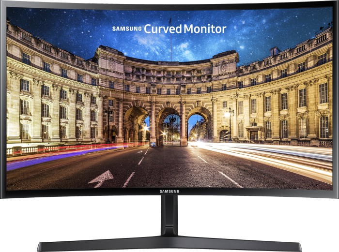 Samsung Curved Monitor C27F398FWR, 27 Zoll, VA-Panel, Full HD-Auflösung, AMD FreeSync, Reaktionszeit 4 ms, Krümmung 1800R, Schwarz