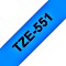 Brother TZe-551 Beschriftungsband 24mm, schwarz/blau Vorschaubild