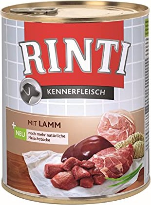 Finnern Rinti Kennerfleisch Lamm 9.6kg (12x 800g)