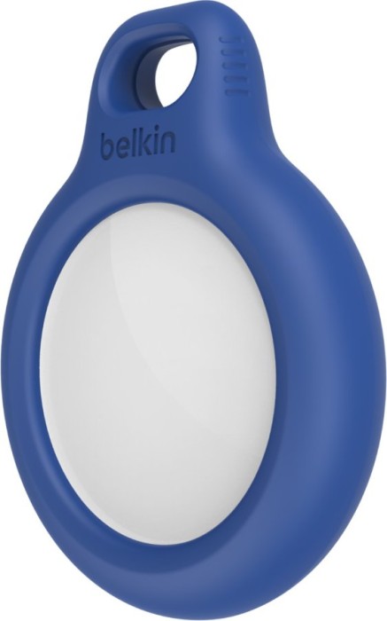 Belkin Secure Holder mit Schlüsselanhänger für Apple AirTag blau