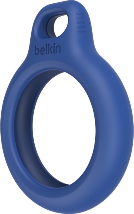 Belkin Secure Holder mit Schlüsselanhänger für Apple AirTag blau