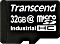 Transcend Industrial 10I R20/W17 microSDHC 32GB, Class 10 (TS32GUSDC10I)