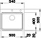 Blanco Etagon 500-IF/A Einbau Becken mittig mit Ablauffernbedienung edelstahl seidenglanz Vorschaubild