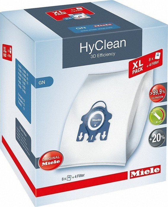 Miele Typ G/N HyClean 3D Efficiency XL Pack Staubbeutel-Set