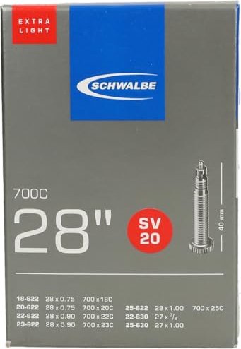 Schwalbe SV 20 Extralight 40mm, 28" tube