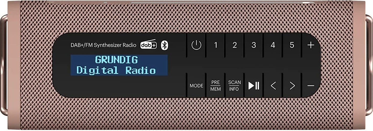 Radio FM portable bluetooth FM DAB+ Marron - GRUNDIG
