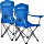 Songmics camping chair double set blue (GCB08BU)