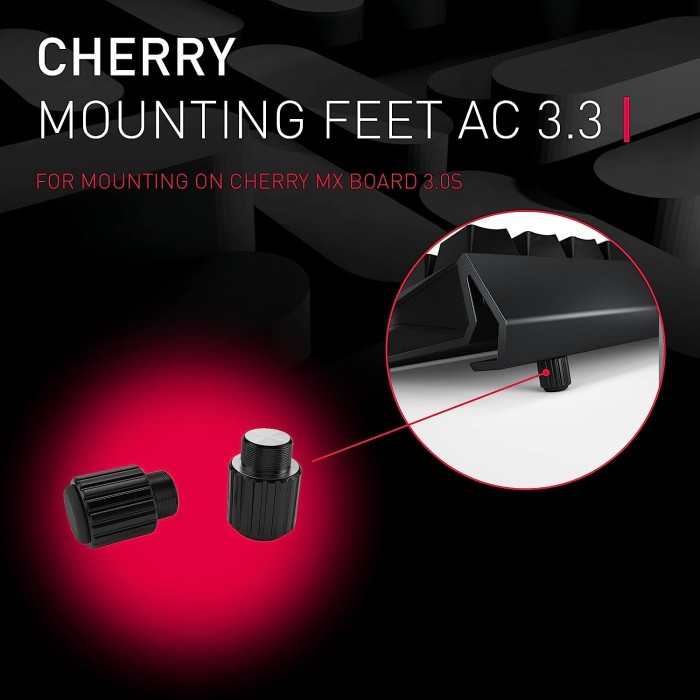 Cherry Palmrest AC 3.3, podkładka pod nadgarstek do MX Board 3.0 S, czarny