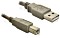 DeLOCK USB-A 2.0 na USB-B 2.0 kabel przej&#347;ciówka, 1.8m (82215)