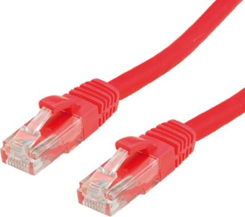 Value LSOH kabel patch, Cat6, U/UTP, RJ-45/RJ-45, 10m, czerwony