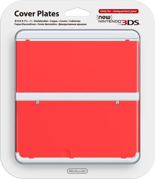 Nintendo zaślepka ozdobna 018 do New 3DS - czerwony (DS)