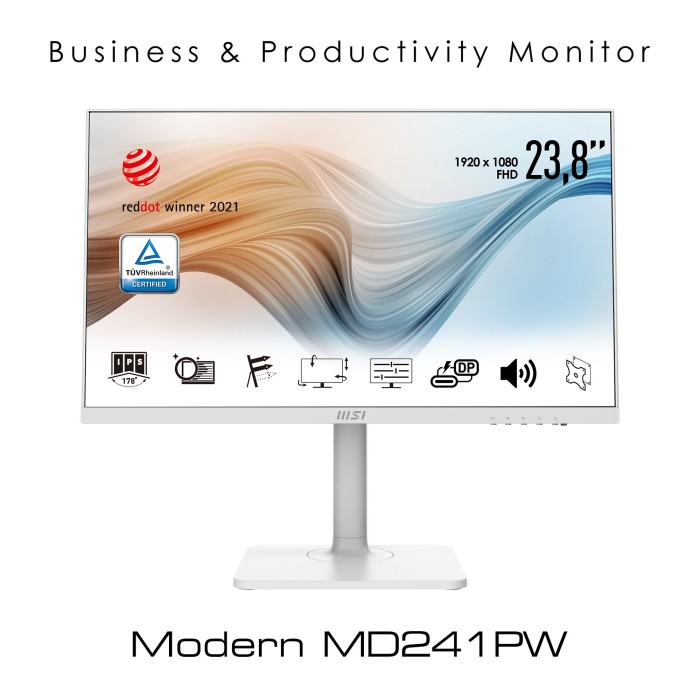 MSI modern MD241PW, 23.8"